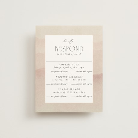 Multi-Event RSVP Cards