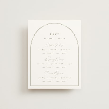 Multi-Event RSVP Cards