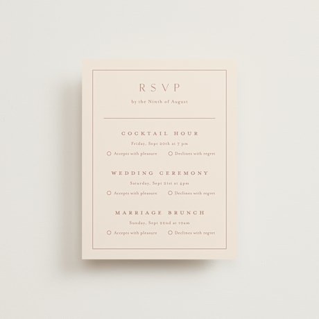 Multi-Event RSVP Cards