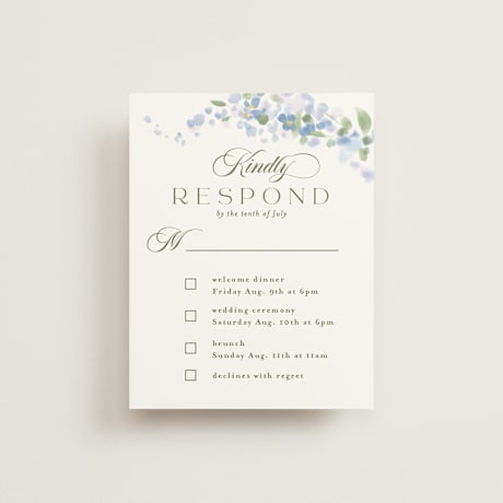 Multi-Event RSVP Cards