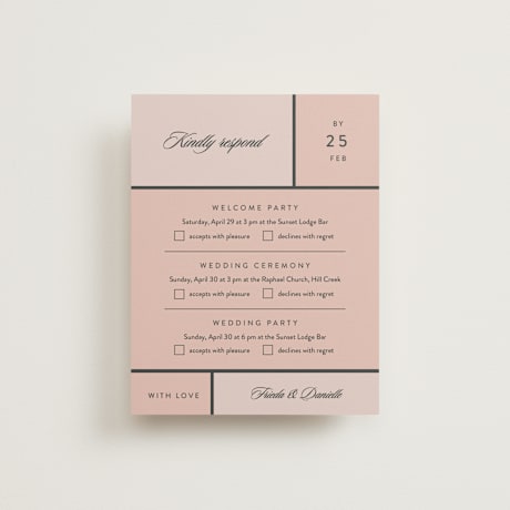 Multi-Event RSVP Cards