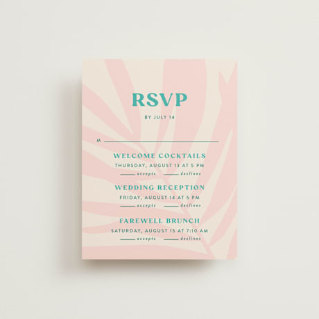 Multi-Event RSVP Cards
