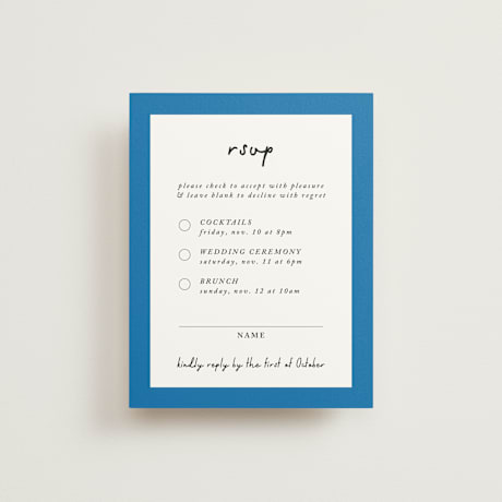Multi-Event RSVP Cards