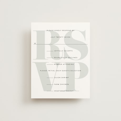 RSVP Cards