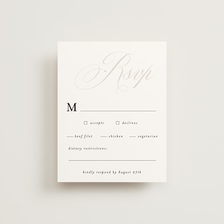 RSVP Cards