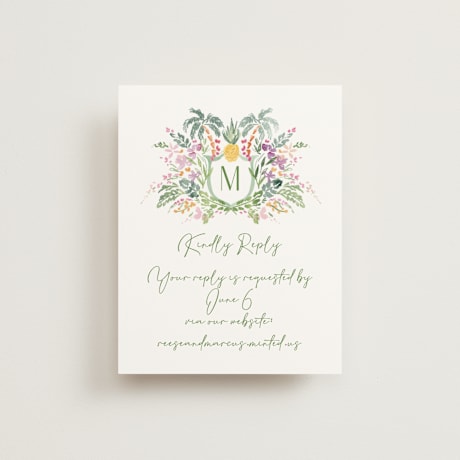 RSVP Online Enclosure Cards