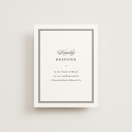 RSVP Online Enclosure Cards