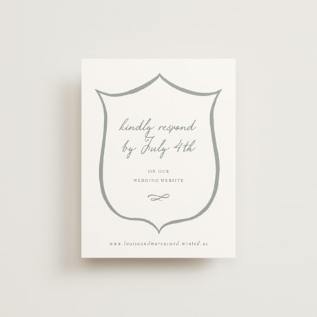 RSVP Online Enclosure Cards