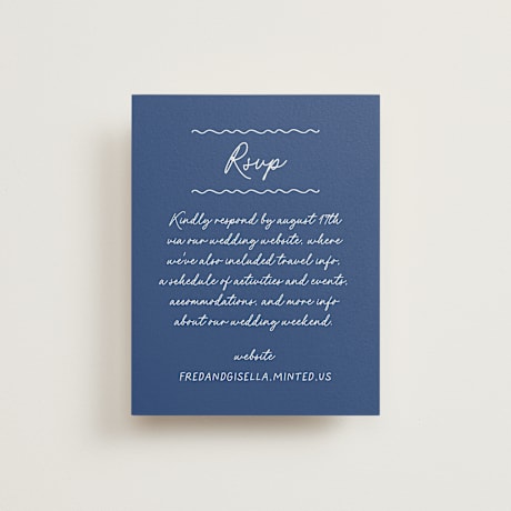 RSVP Online Enclosure Cards