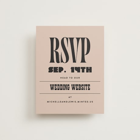RSVP Online Enclosure Cards