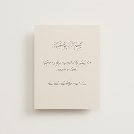 RSVP Online Enclosure Cards