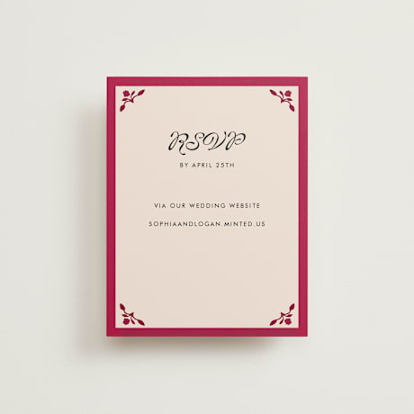 RSVP Online Enclosure Cards