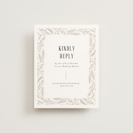 RSVP Online Enclosure Cards