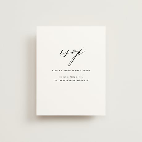RSVP Online Enclosure Cards