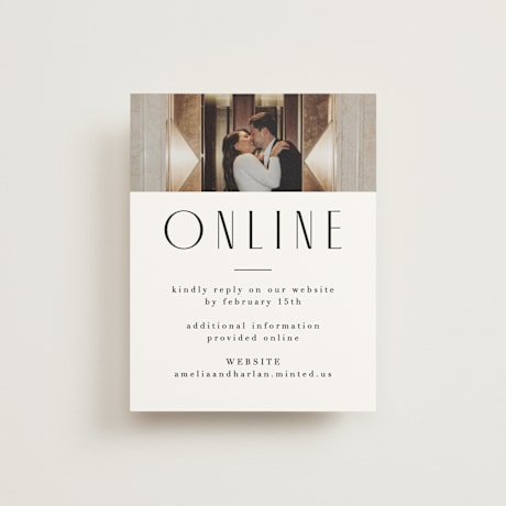 RSVP Online Enclosure Cards