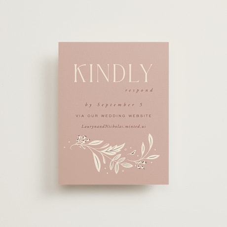 RSVP Online Enclosure Cards