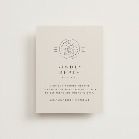 RSVP Online Enclosure Cards