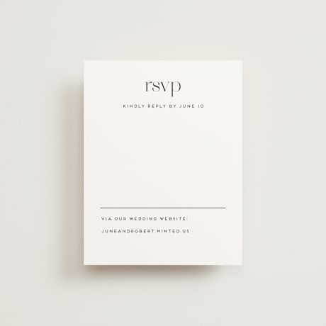 RSVP Online Enclosure Cards