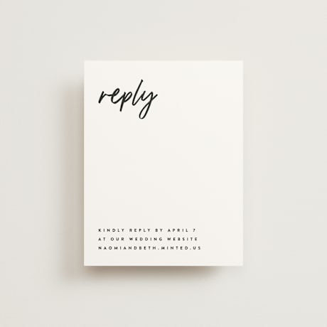 RSVP Online Enclosure Cards