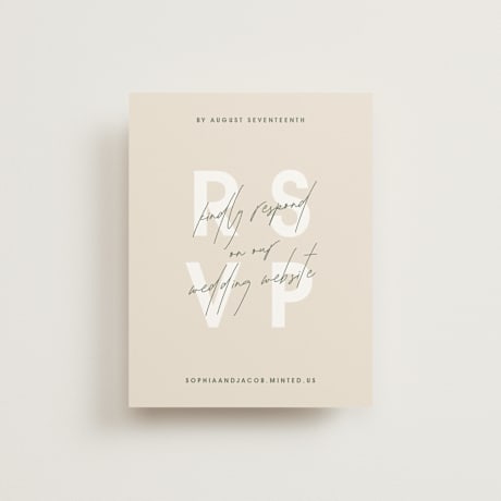 RSVP Online Enclosure Cards