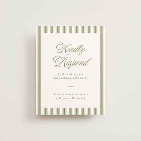 RSVP Online Enclosure Cards