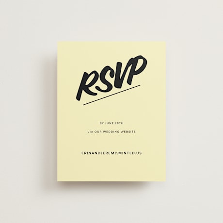 RSVP Online Enclosure Cards