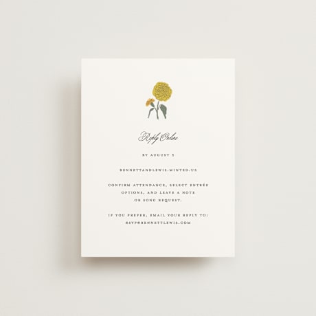 RSVP Online Enclosure Cards