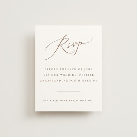 RSVP Online Enclosure Cards