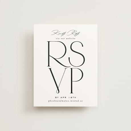 RSVP Online Enclosure Cards