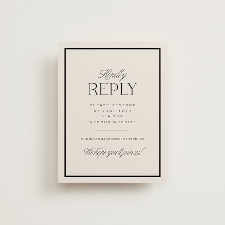 RSVP Online Enclosure Cards