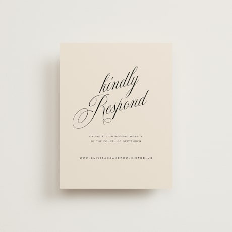 RSVP Online Enclosure Cards