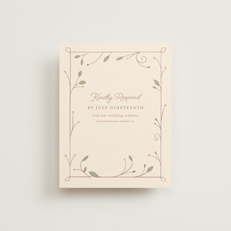 RSVP Online Enclosure Cards