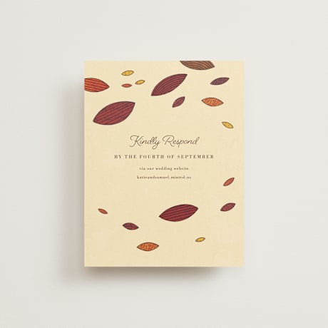 RSVP Online Enclosure Cards