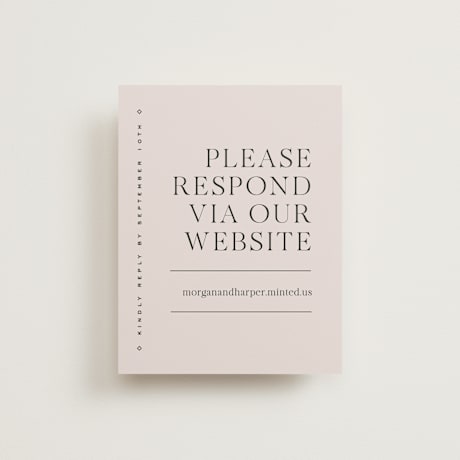 RSVP Online Enclosure Cards