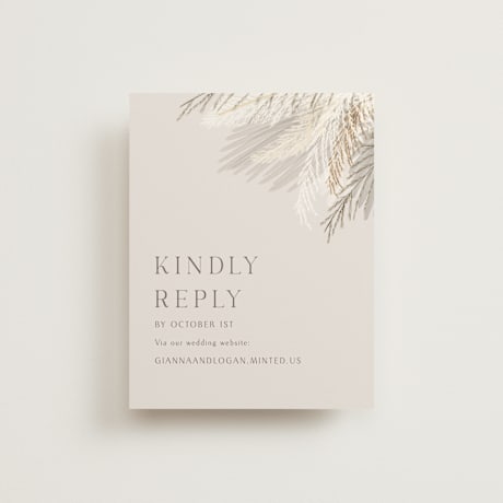 RSVP Online Enclosure Cards