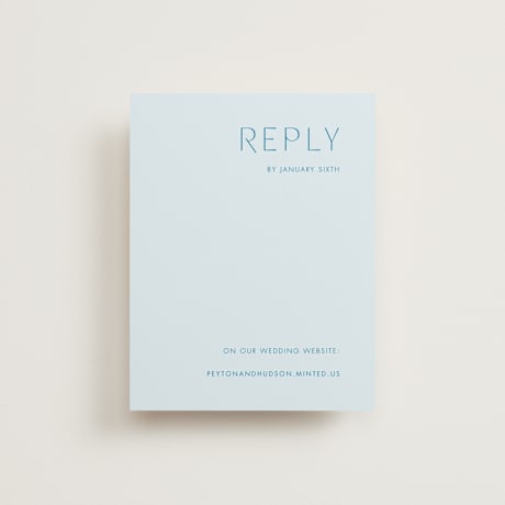 RSVP Online Enclosure Cards