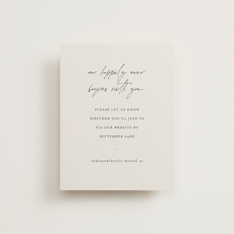 RSVP Online Enclosure Cards