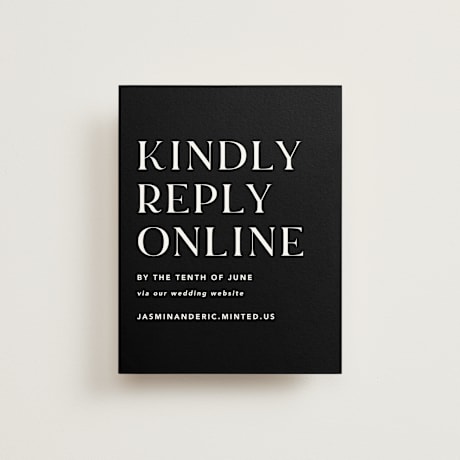 RSVP Online Enclosure Cards