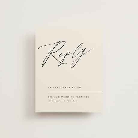 RSVP Online Enclosure Cards