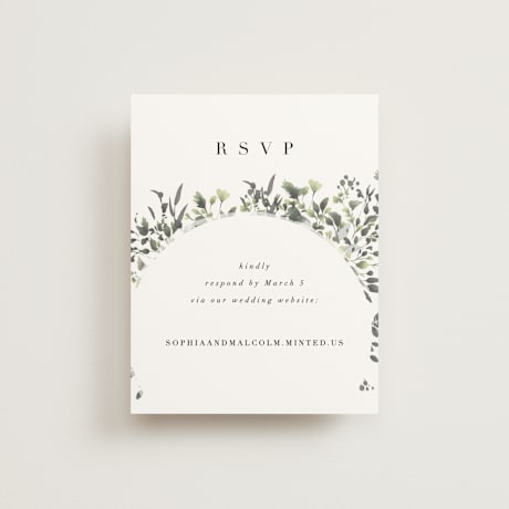 RSVP Online Enclosure Cards