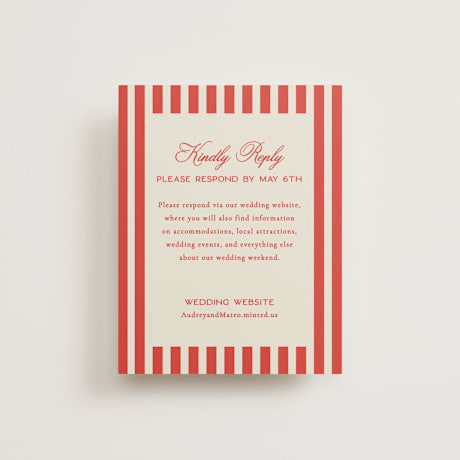 RSVP Online Enclosure Cards
