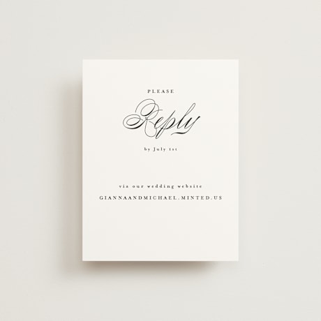 RSVP Online Enclosure Cards