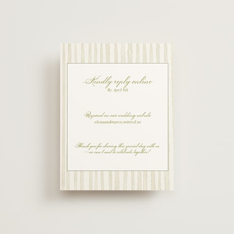 RSVP Online Enclosure Cards