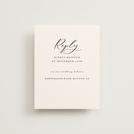 RSVP Online Enclosure Cards