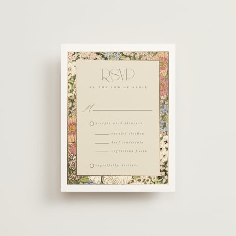 Foil-Pressed RSVP Cards