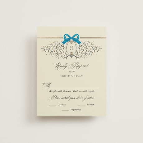 Foil-Pressed RSVP Cards