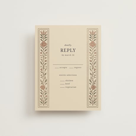 Foil-Pressed RSVP Cards
