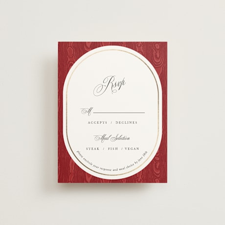 Foil-Pressed RSVP Cards