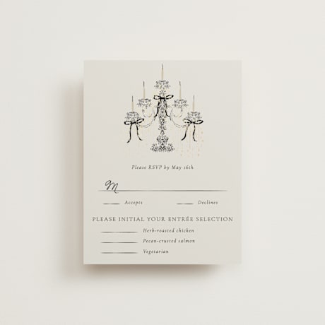 Foil-Pressed RSVP Cards