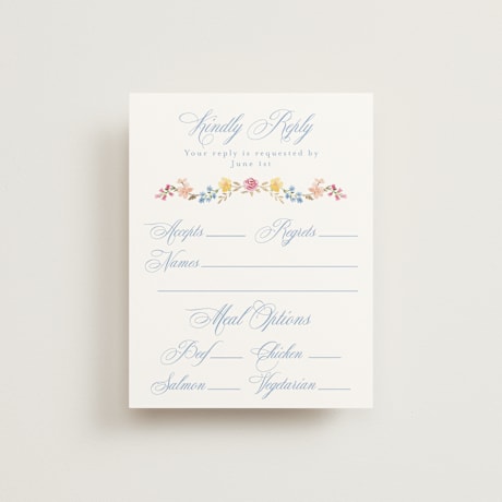 Foil-Pressed RSVP Cards